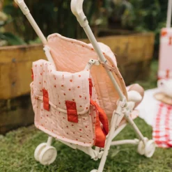 Olli Ella Carrie Convertible Changing Set - Strawberry Best