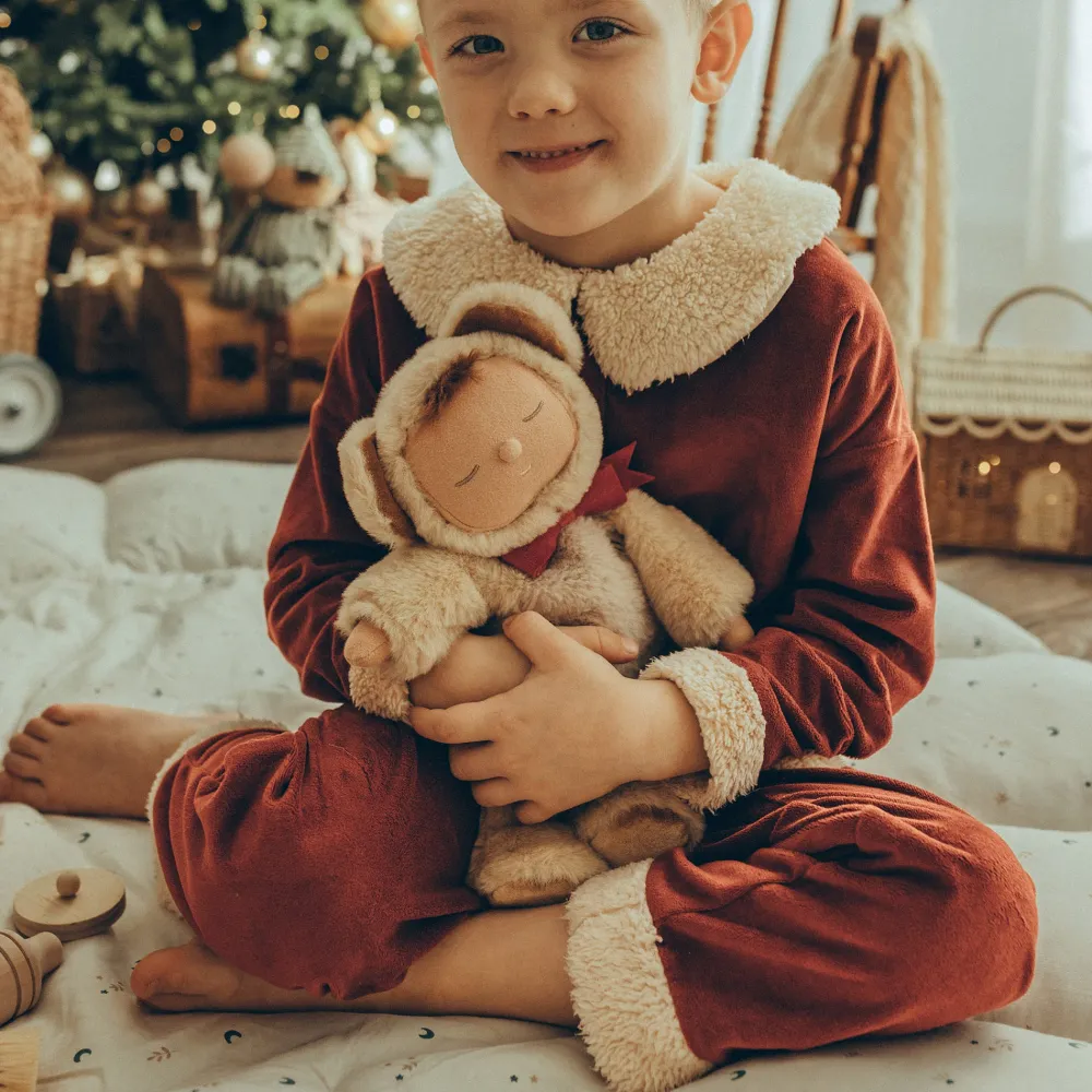 Olli Ella Cozy Dinkums - Teddy - Crumble Clearance