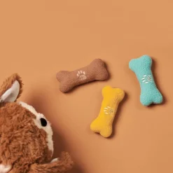 Olli Ella Dinkum Dogs - Dog Bones - Oatmeal Clearance