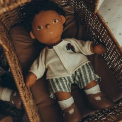 Olli Ella Dinkum Dolls Cardigan & Romper Set - Holiday New