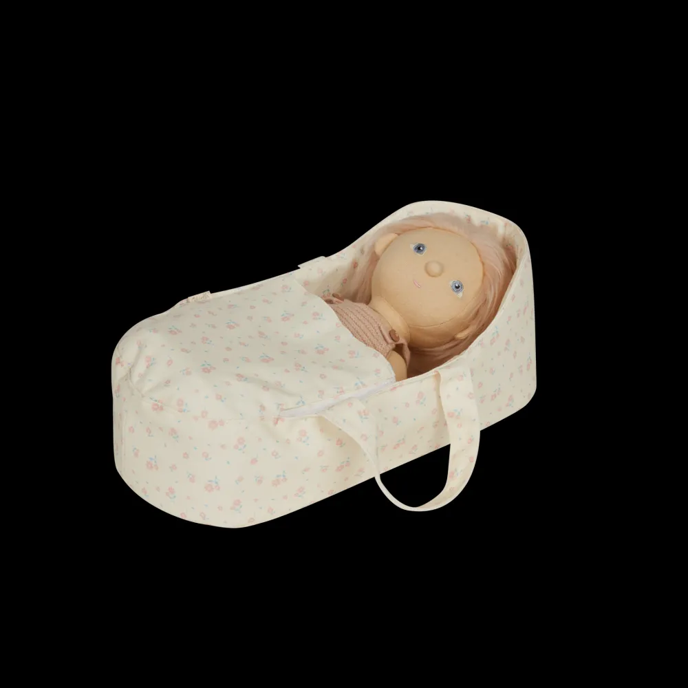 Olli Ella Dinkum Dolls Carry Cot - Pansy