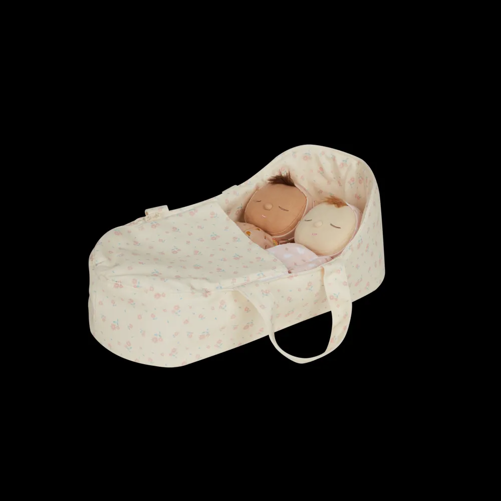 Olli Ella Dinkum Dolls Carry Cot - Pansy