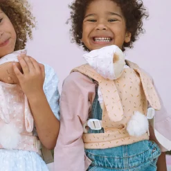 Olli Ella Dinkum Dolls Cottontail Carrier - Hopscotch