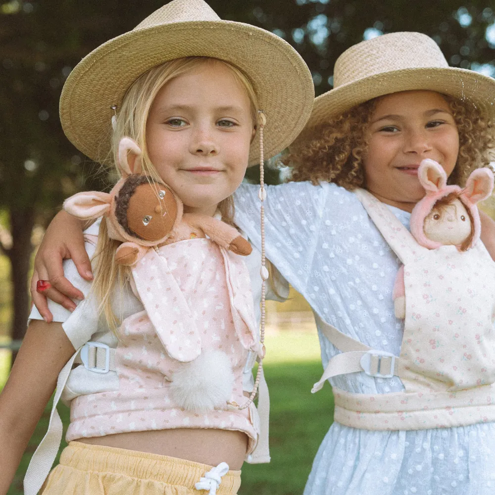 Olli Ella Dinkum Dolls Cottontail Carrier - Lapin