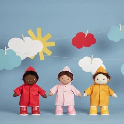 Olli Ella Dinkum Dolls Rainy Play Set - Red Clearance