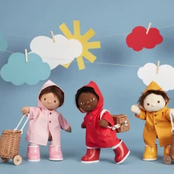 Olli Ella Dinkum Dolls Rainy Play Set - Yellow