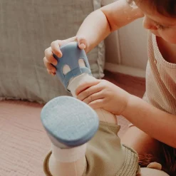 Olli Ella Dinkum Dolls Shoes - Heron Blue Best
