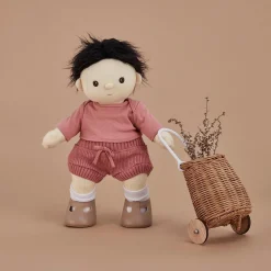 Olli Ella Dinkum Dolls Snuggly Set - Berry Hot