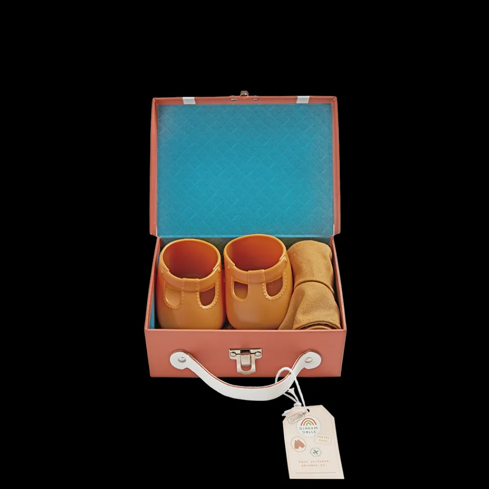 Olli Ella Dinkum Dolls Travel Togs - Apricot New