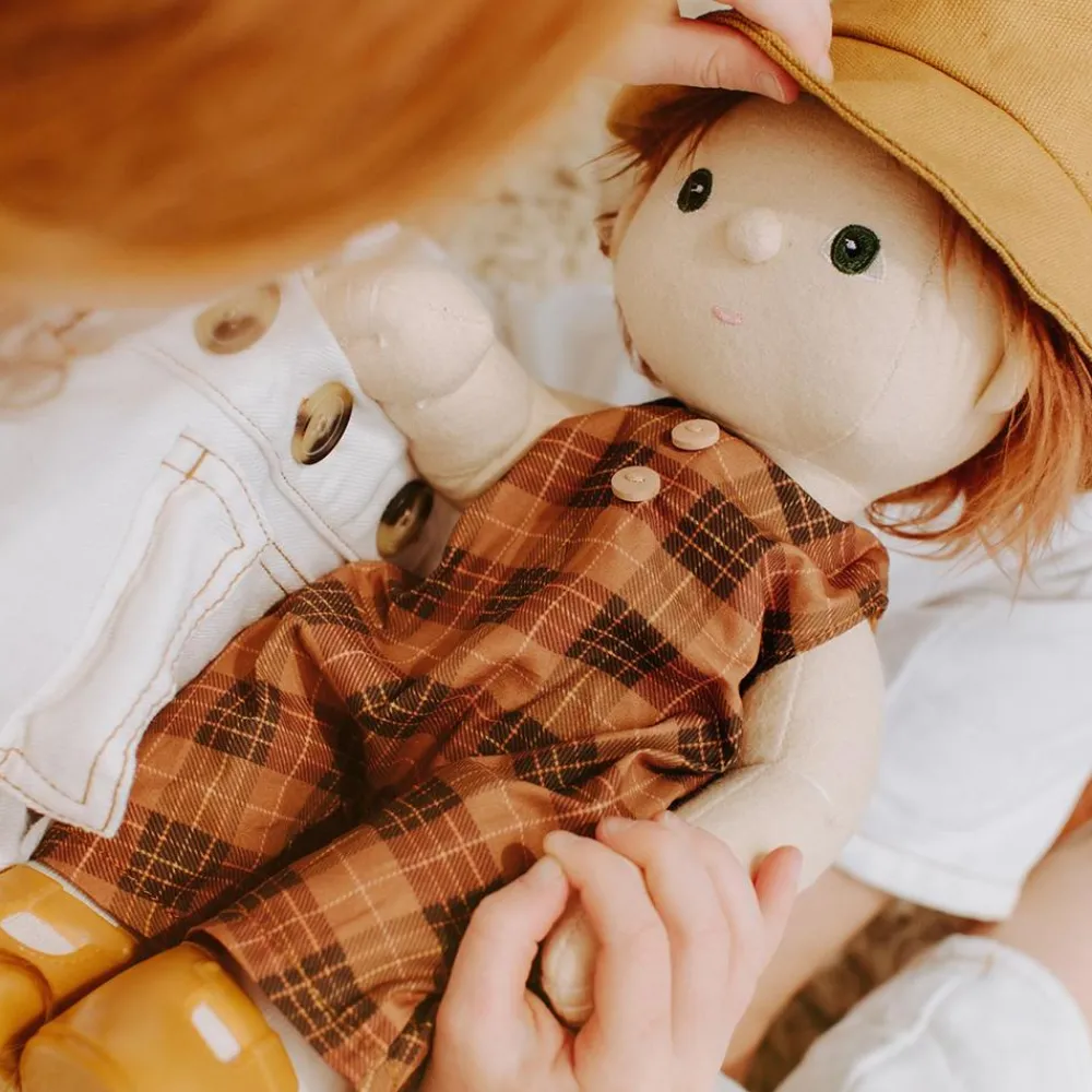 Olli Ella Dinkum Dolls Travel Togs - Apricot New
