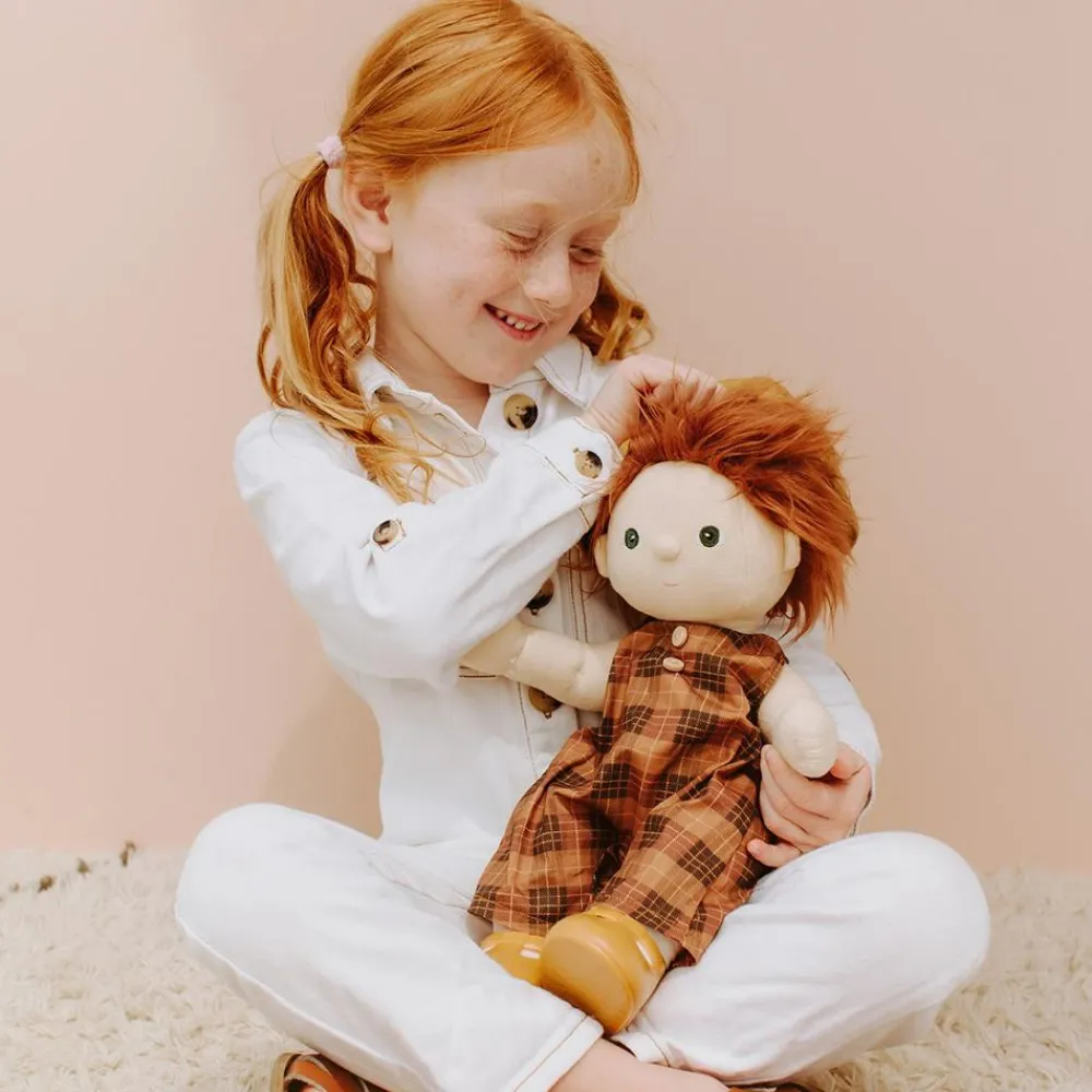 Olli Ella Dinkum Dolls Travel Togs - Apricot New