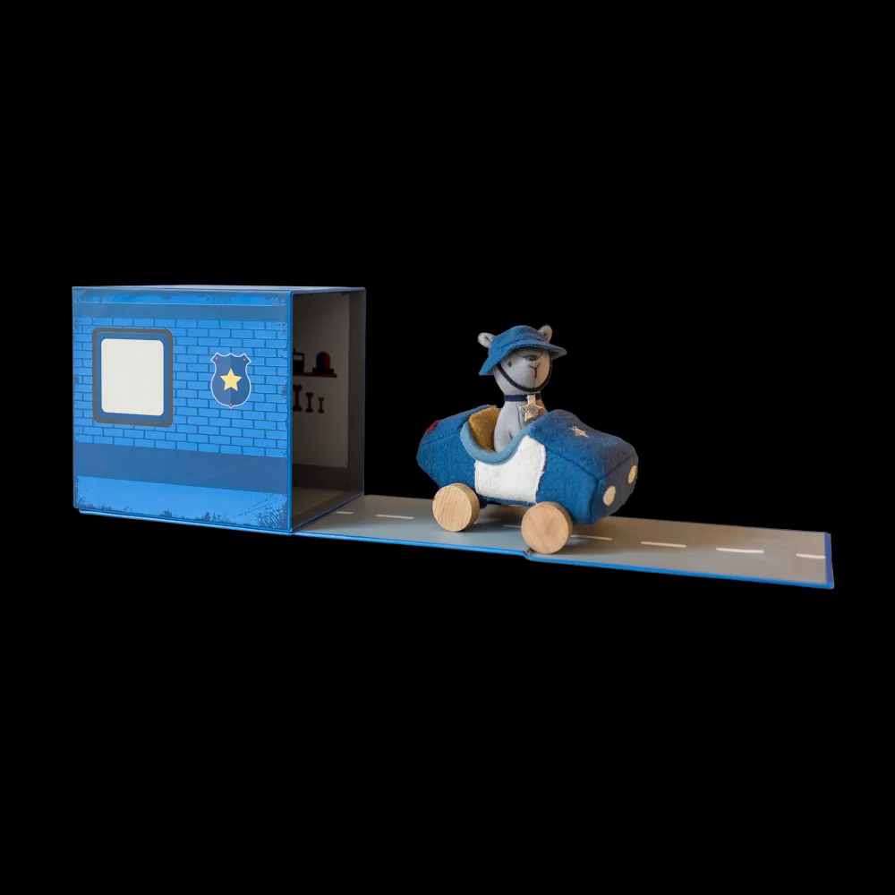 Olli Ella Holdie Dog-Go - Officer - Blue New