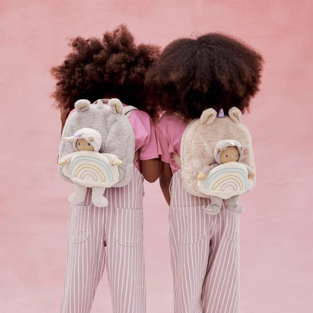 Olli Ella Hopalong Unicorn Backpack - Pink