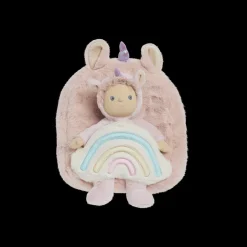Olli Ella Hopalong Unicorn Backpack - Pink