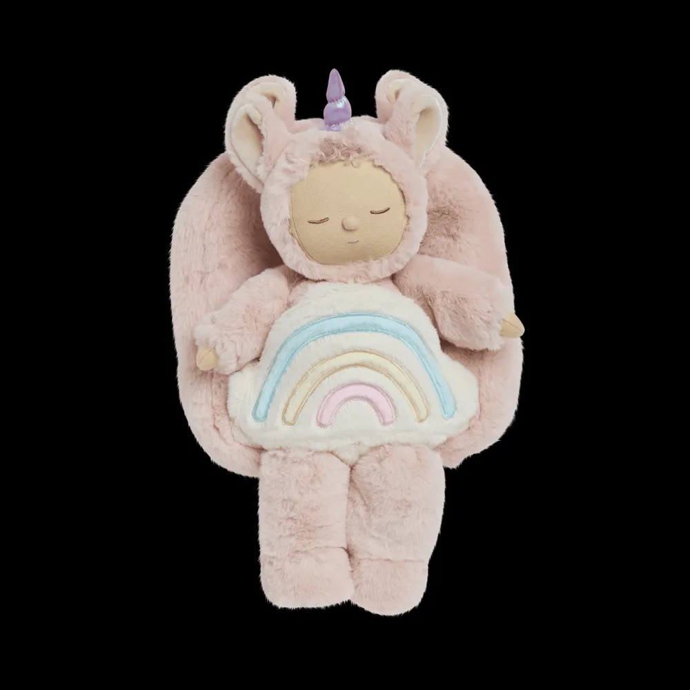 Olli Ella Hopalong Unicorn Backpack - Pink