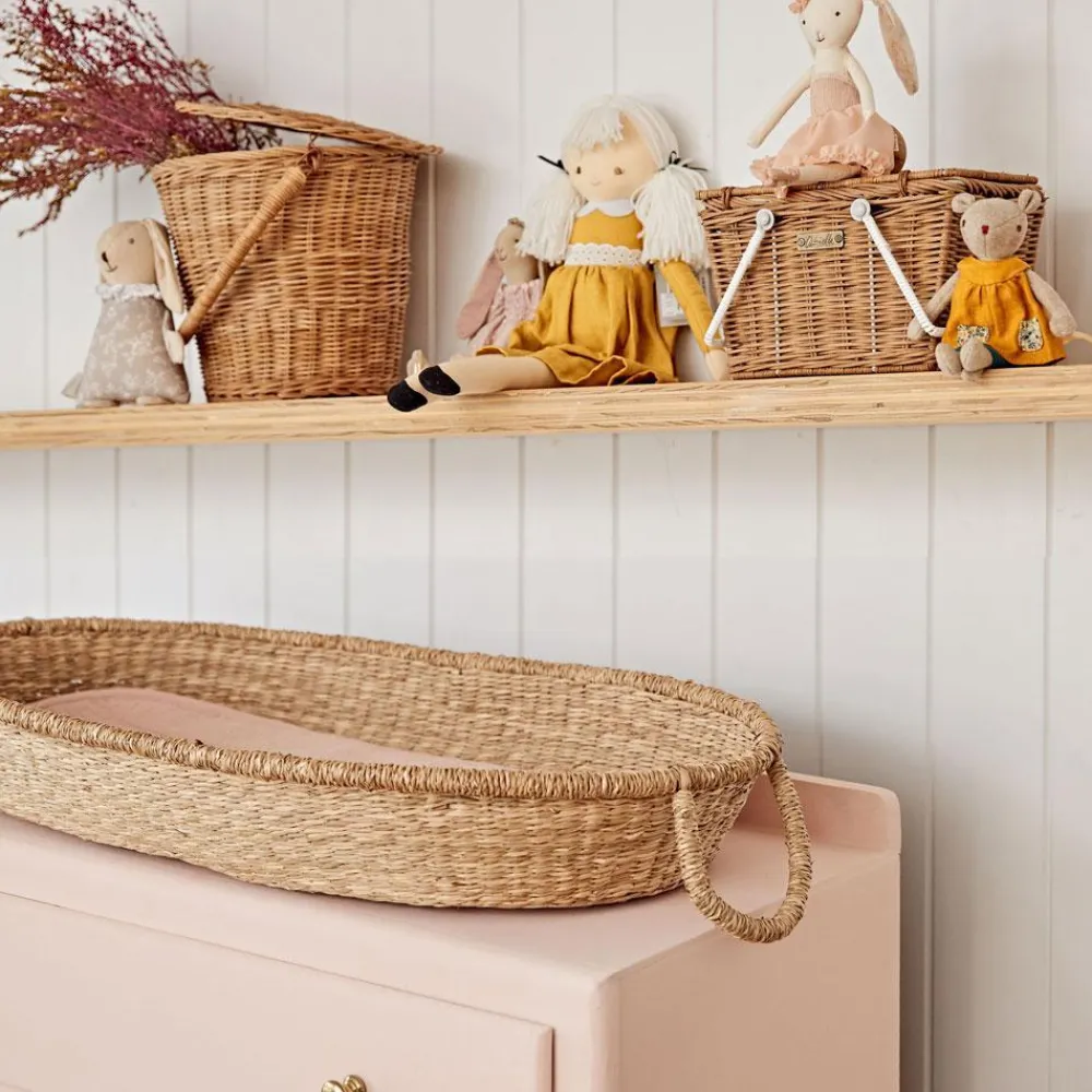 Olli Ella Luxe Organic Cotton Liner - Rose Discount