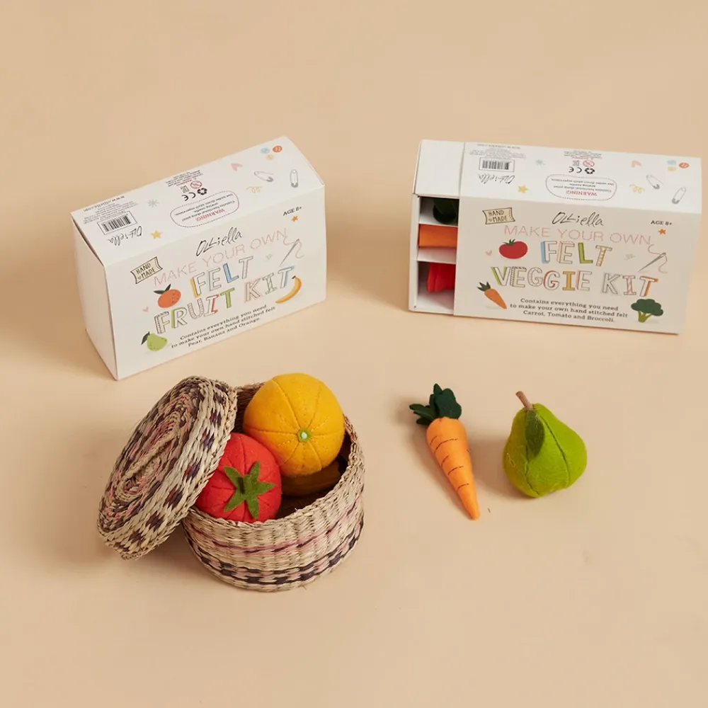 Olli Ella Make Your Own Felt Kit - Vegetables Outlet