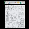 Olli Ella Playpa Paper - Monsters Take Over the City New