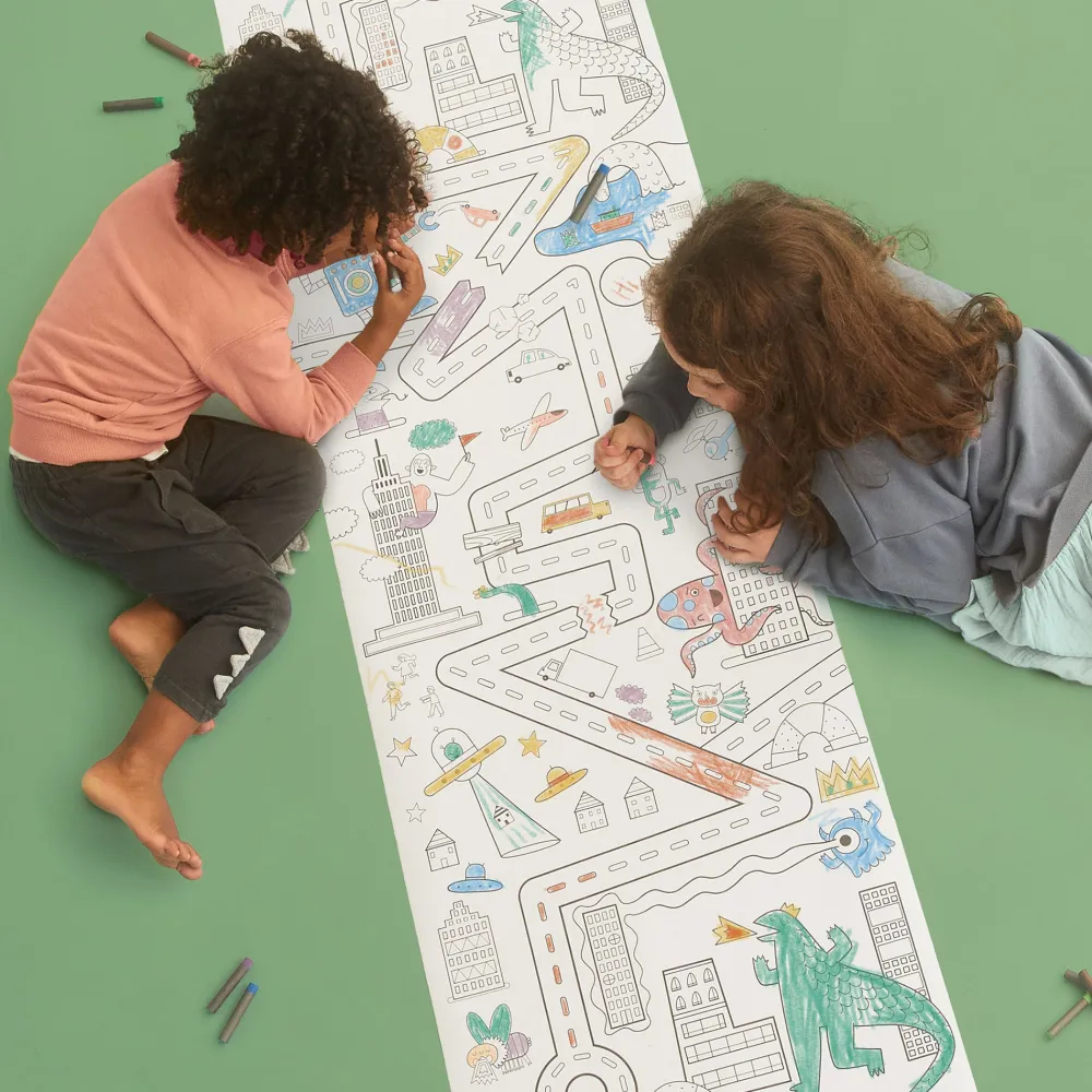 Olli Ella Playpa Paper - Monsters Take Over the City New
