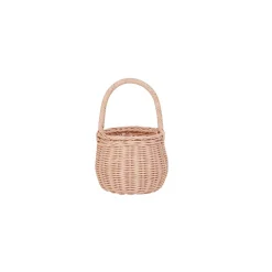 Olli Ella Rattan Berry Basket - Rose Clearance