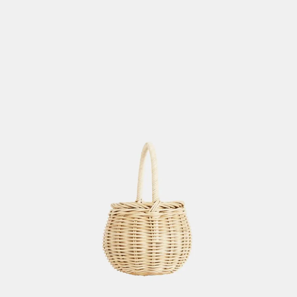 Olli Ella Rattan Berry Basket - Straw