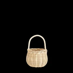 Olli Ella Rattan Berry Basket - Straw