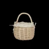 Olli Ella Rattan Berry Basket with Lining - Pansy Best