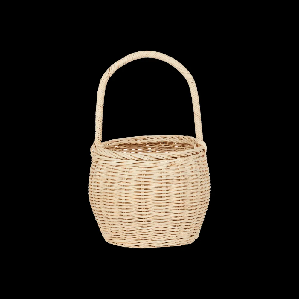 Olli Ella Rattan Big Berry Basket - Straw Clearance