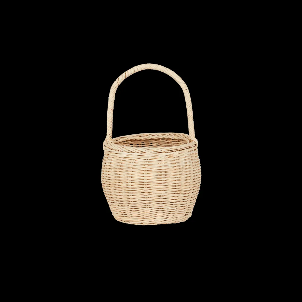 Olli Ella Rattan Big Berry Basket - Straw Clearance