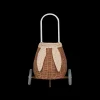 Olli Ella Rattan Bunny Luggy with Lining - Gumdrop Clearance