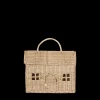 Olli Ella Rattan Casa Clutch - Straw Online