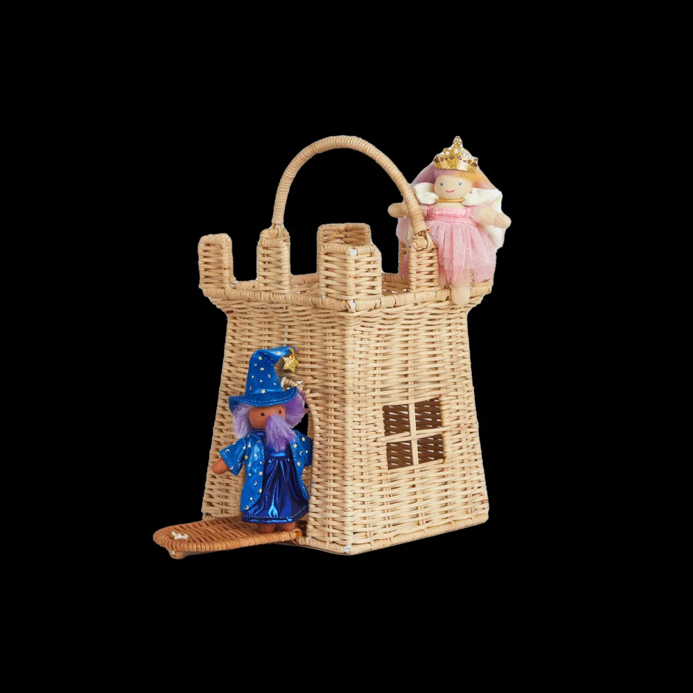 Olli Ella Rattan Castle Bag Outlet