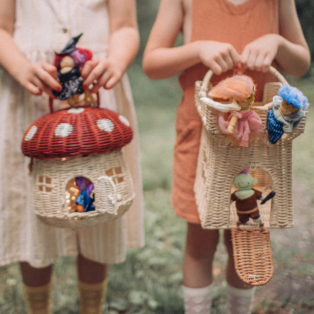 Olli Ella Rattan Castle Bag Outlet