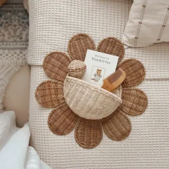 Olli Ella Rattan Daisy Wall Basket Sale