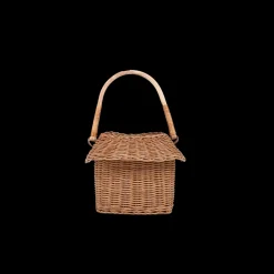 Olli Ella Rattan Hutch Small Basket New