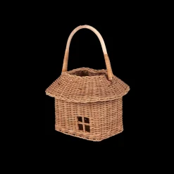 Olli Ella Rattan Hutch Small Basket New