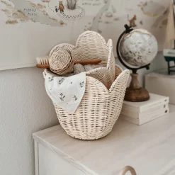 Olli Ella Rattan Lily Basket Set - Buttercream Online