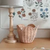 Olli Ella Rattan Lily Basket Set - Seashell Pink