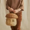 Olli Ella Rattan Mushroom Basket - Natural Sale