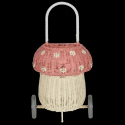 Olli Ella Rattan Mushroom Luggy - Musk