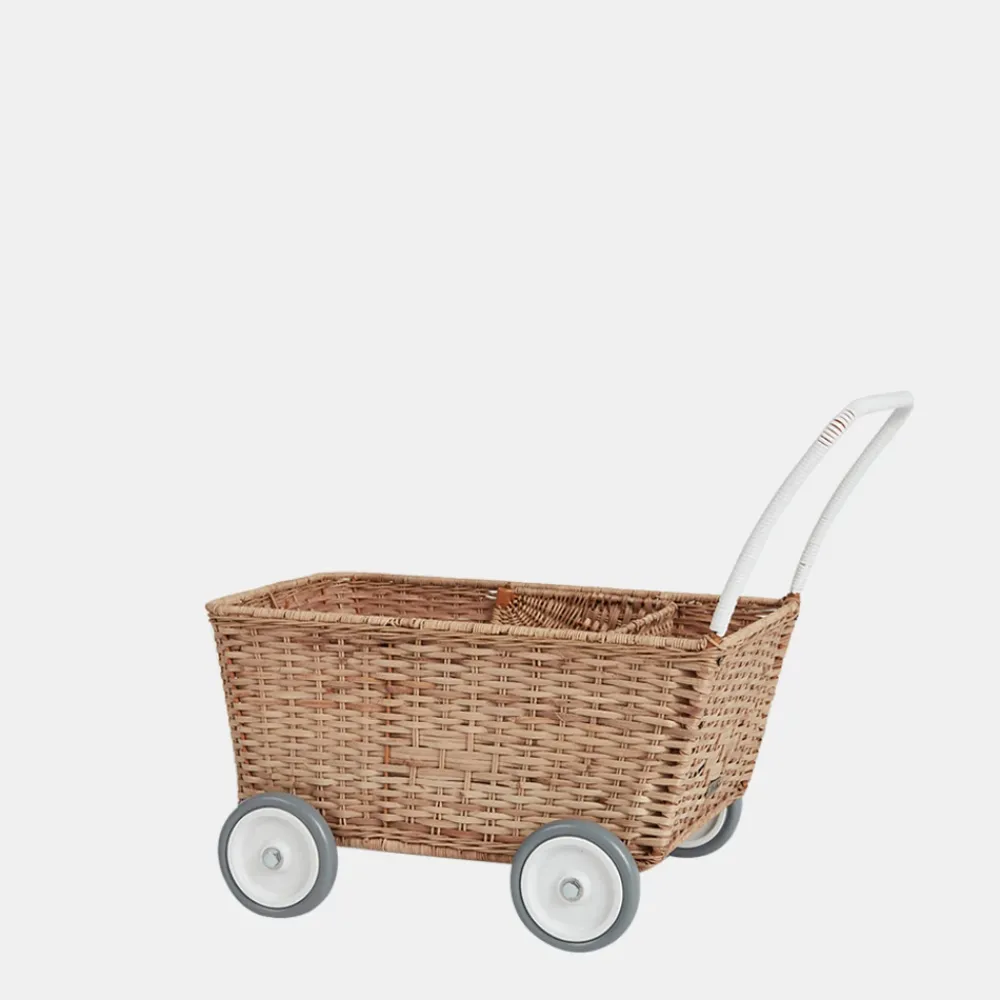 Olli Ella Rattan Strolley - Natural Hot