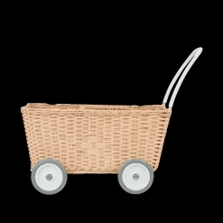 Olli Ella Rattan Strolley - Seashell Pink Best
