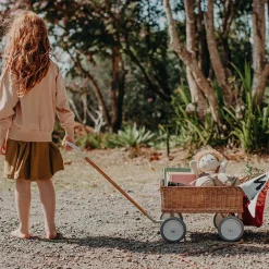 Olli Ella Rattan Wonder Wagon - Natural Sale