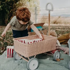 Olli Ella Rattan Wonder Wagon - Rose Outlet