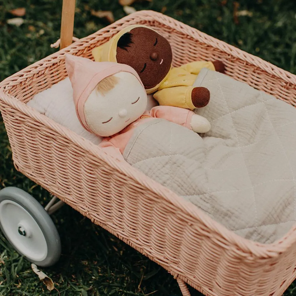 Olli Ella Rattan Wonder Wagon - Rose Outlet