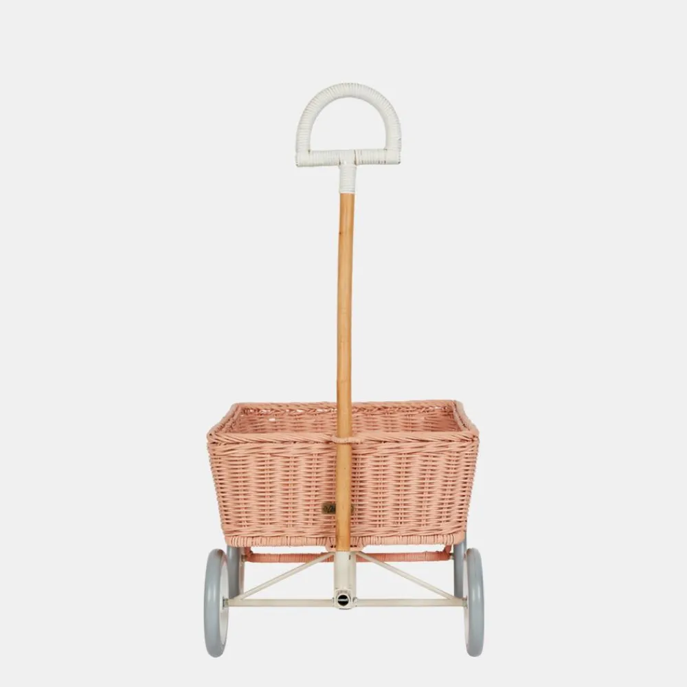 Olli Ella Rattan Wonder Wagon - Rose Outlet