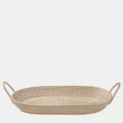 Olli Ella Reva Seagrass Changing Basket - Natural Online