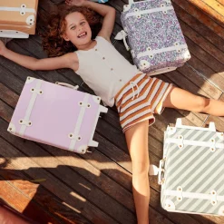 Olli Ella See-Ya Suitcase - Sorbet New