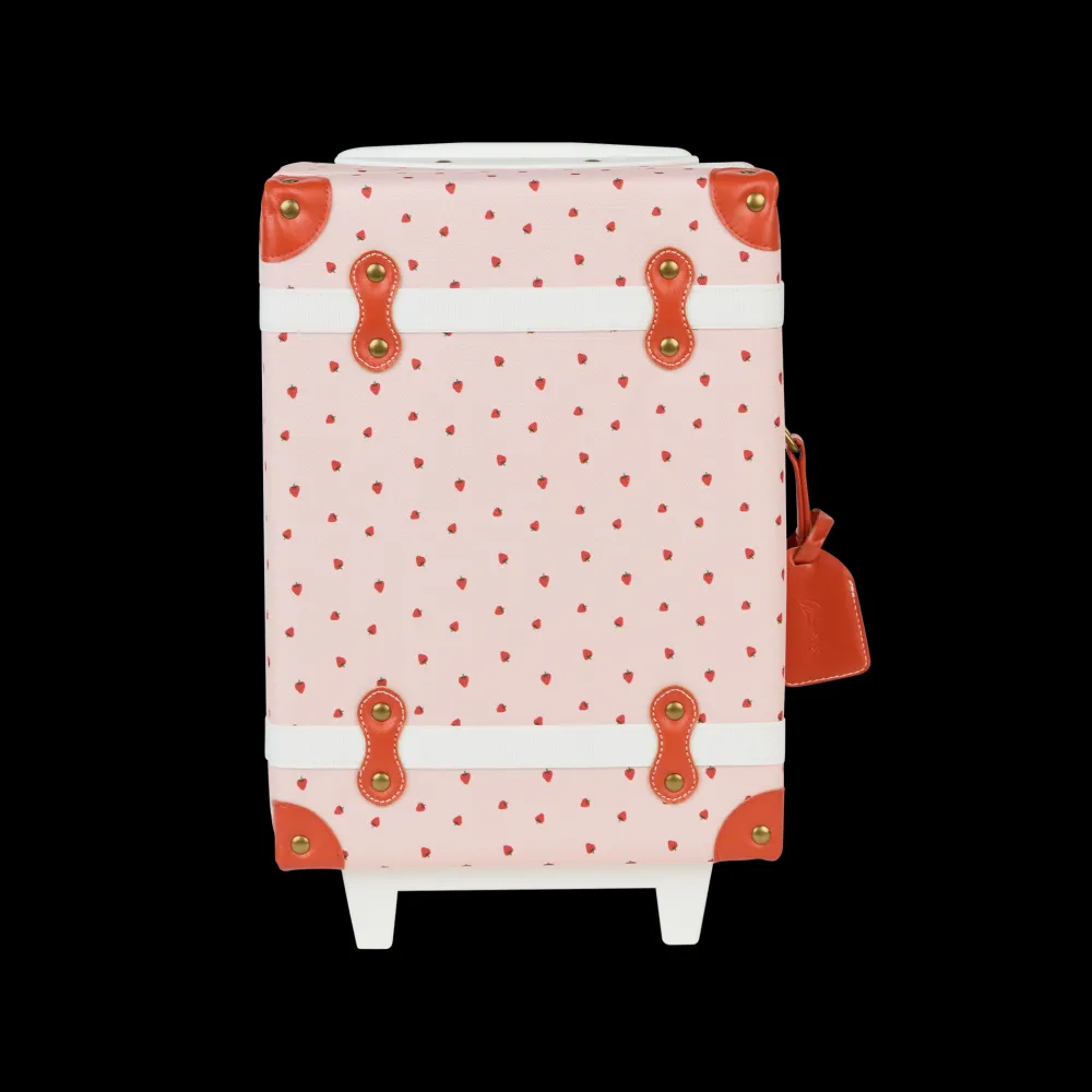 Olli Ella See-ya Suitcase - Strawberry Best