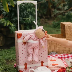 Olli Ella See-ya Suitcase - Strawberry Best